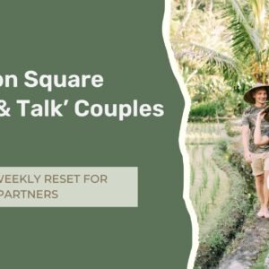 Couples therapy in Union Square NYC with partners walking outdoors and engaging in meaningful conversation.