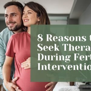 Individual receiving emotional support during fertility treatment therapy in Flatiron, Manhattan