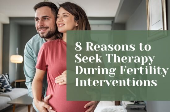 Individual receiving emotional support during fertility treatment therapy in Flatiron, Manhattan