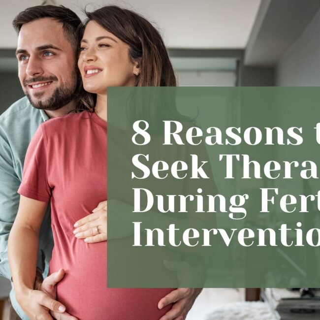 Individual receiving emotional support during fertility treatment therapy in Flatiron, Manhattan