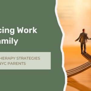 Parent balancing work responsibilities and family life in New York City