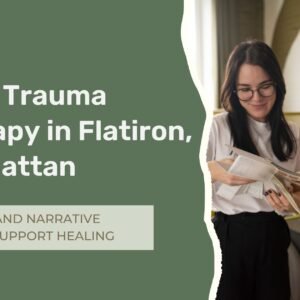 Mother holding newborn while processing birth trauma with supportive therapy in Flatiron Manhattan NYC