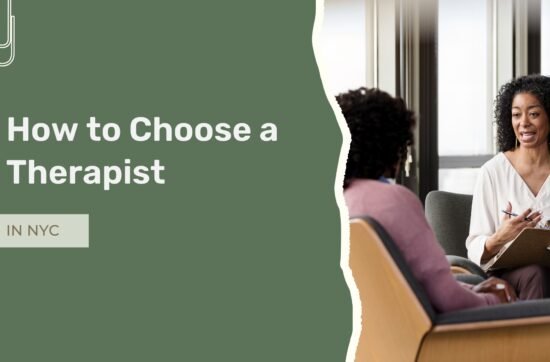 Person meeting with a therapist during a counseling session in New York City