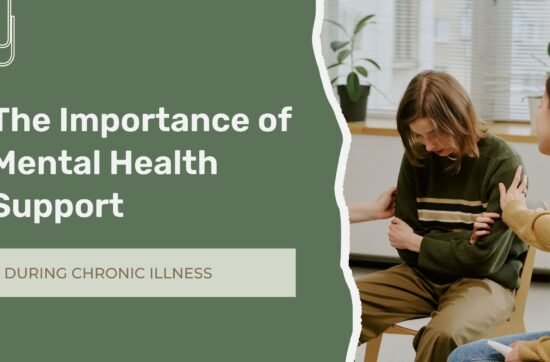 Person living with a chronic illness receiving emotional support and mental health therapy in NYC