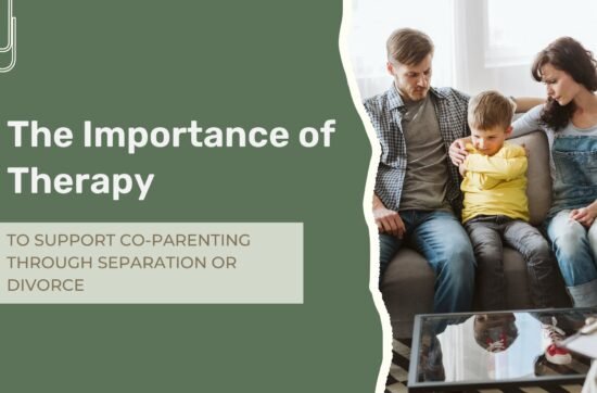 Separated parents participating in co-parenting therapy to support healthy communication and child well-being during divorce in Manhattan NYC