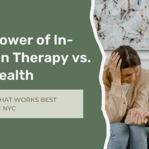 Therapist providing in-person therapy in NYC for anxiety, depression, relationship challenges, and personal growth