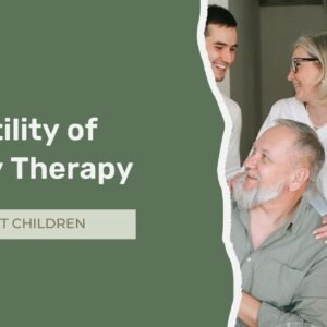 Adult family members participating in a family therapy session to improve communication and strengthen relationships
