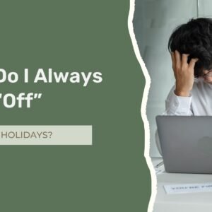 Person experiencing post-holiday depression and emotional fatigue after the holiday season in New York City