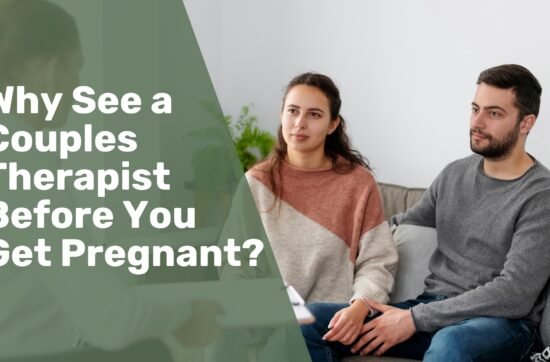 Couple discussing future family planning during a couples therapy session in Flatiron, Manhattan