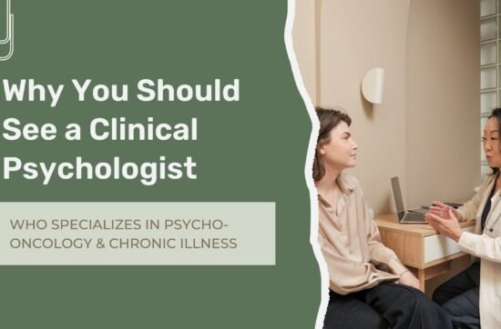 Therapist providing psycho-oncology and chronic illness counseling support to an adult patient at City Lights Psychology in Manhattan NYC